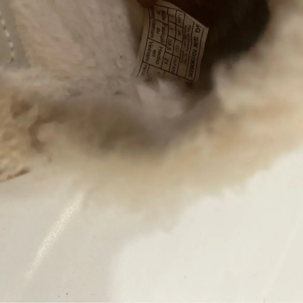 UGG Brown Slippers with Cream Shearling